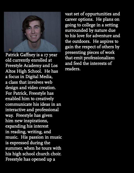 Article by Patrick Gaffney